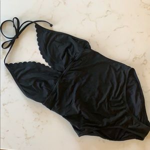JCrew Scalloped Swim Suit